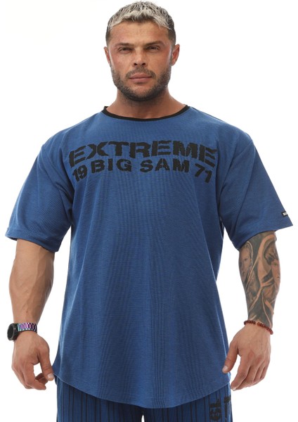 Oversize Pamuklu Spor T-Shirt Bgsm 3330