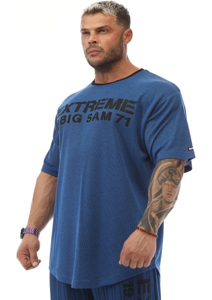 Oversize Pamuklu Spor T-Shirt Bgsm 3330