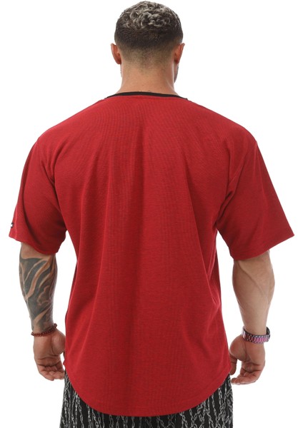 Oversize Pamuklu Spor T-Shirt Bgsm 3330 fırsatları