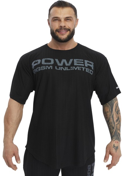 Oversize Pamuklu Spor T-Shirt Bgsm 3330