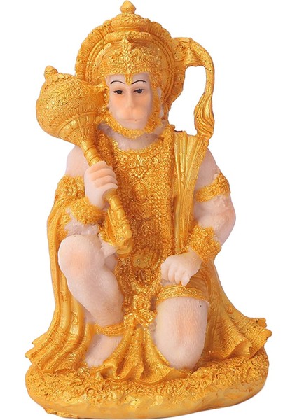 Hindu I Buda Heykelleri Hanuman Heykelciği Tapınak Masaüstü Meditasyonu Için (Yurt Dışından)