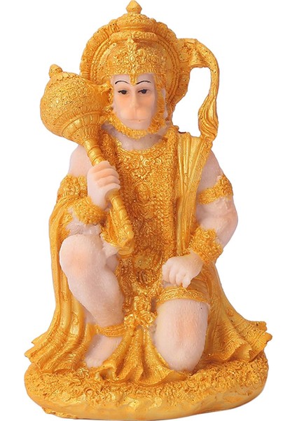 Hindu I Buda Heykelleri Hanuman Heykelciği Tapınak Masaüstü Meditasyonu Için (Yurt Dışından)