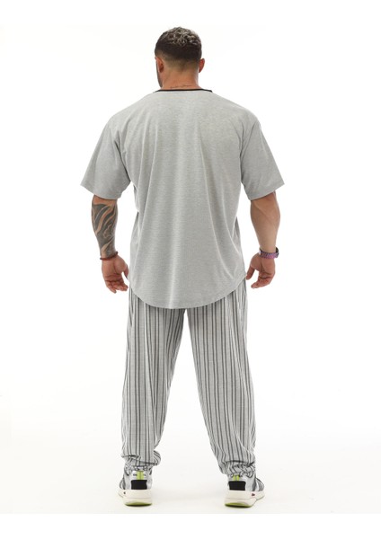 Oversize Pamuklu Spor T-Shirt Bgsm 3330 fırsatları