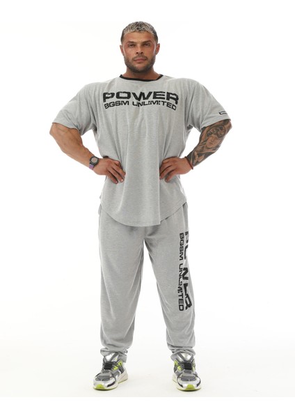 Oversize Pamuklu Spor T-Shirt Bgsm 3330 indirimleri