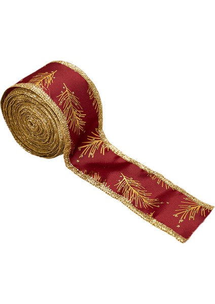 Noel Kurdelesi Kendin Yap Hediye Paketleme Kurdelesi Tebrik Kartları El Yapımı El Sanatları Kırmızı (Yurt Dışından)