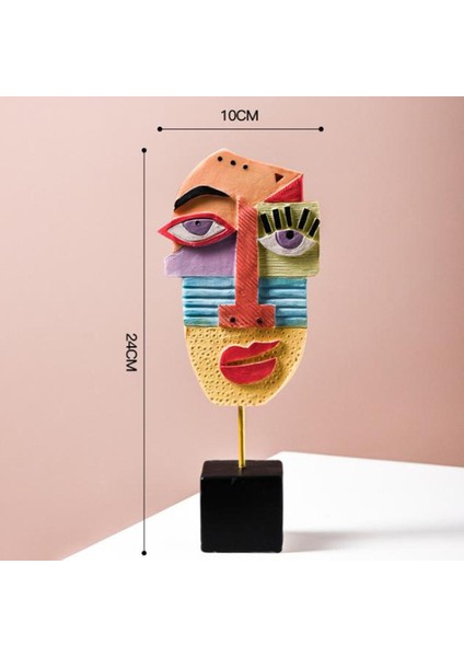 Reçine El I Soyut Heykel Ev Modern Heykel 24X10X5CM (Yurt Dışından)