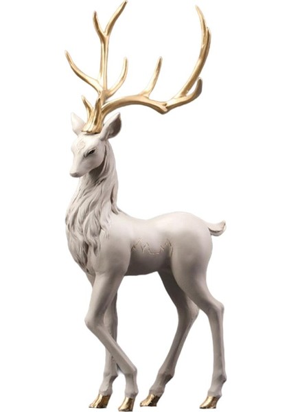 Modern Ren Ği Süsleri Dekorasyonu Noel Elk Heykeli (Yurt Dışından)