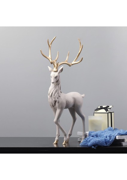 Modern Ren Ği Süsleri Dekorasyonu Noel Elk Heykeli (Yurt Dışından) fiyatları
