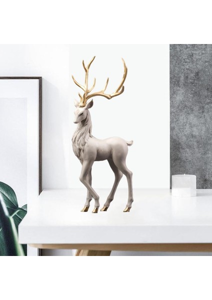 Modern Ren Ği Süsleri Dekorasyonu Noel Elk Heykeli (Yurt Dışından) fırsatları