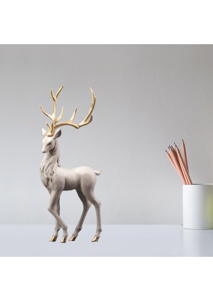 Modern Ren Ği Süsleri Dekorasyonu Noel Elk Heykeli (Yurt Dışından) indirimleri