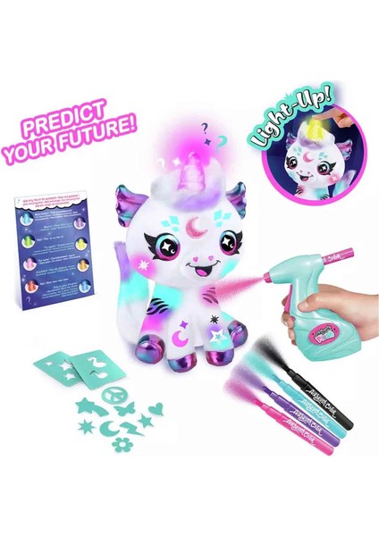 Işıklı Airbrush Peluş Cosmic Unicorn modelleri