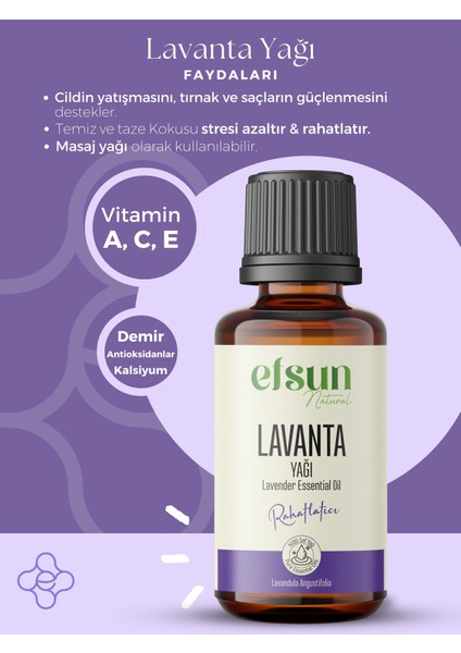 Lavanta Uçucu Yağı %100 Doğal Saf 10 ml