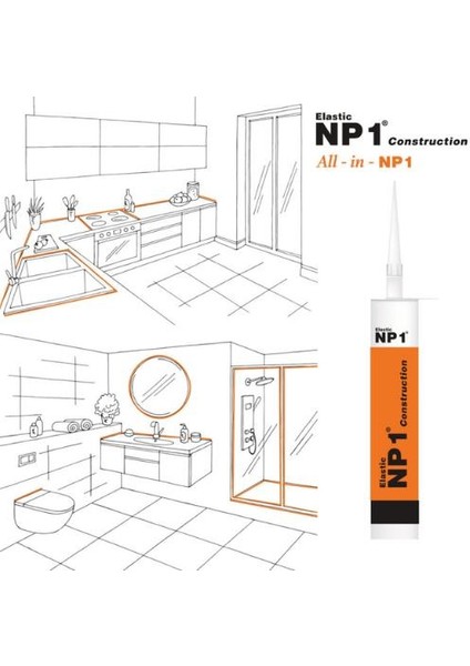 Ms Polimer Kartuş Gri 290 ml - 25 Adet