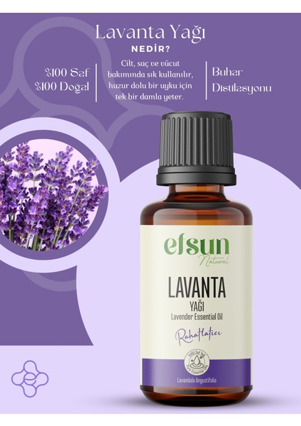 Lavanta Uçucu Yağı %100 Doğal Saf 10 ml