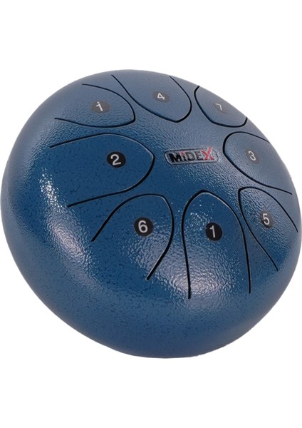 TD-68BL Çelik Dil Davul Handpan 6 İnç 8 Ton Steel Tongue Drum Full Set