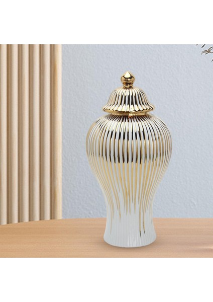 Kapaklı Zencefil Kavanozu Kavanozu Ev Dekorasyonu 6.30X6.30X11.81 Inç (Yurt Dışından)