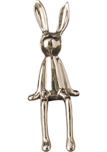 Heykeller Koleksiyonu Sır Dekoratif Tavşan Heykelleri Orta I (Yurt Dışından) modelleri