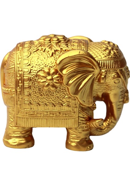 Fil Heykeli Iyi Şanslı Figürü Yemek Odası Girişi Tatiller Altın (Yurt Dışından) fiyatları