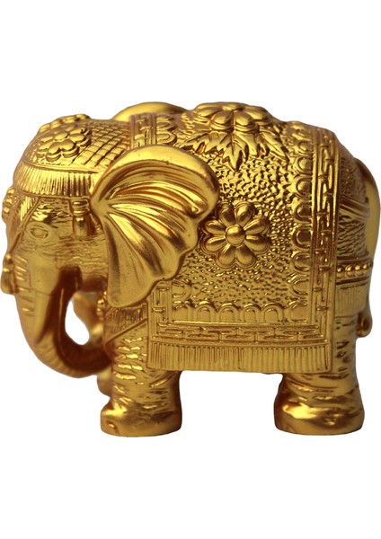 Fil Heykeli Iyi Şanslı Figürü Yemek Odası Girişi Tatiller Altın (Yurt Dışından) modelleri