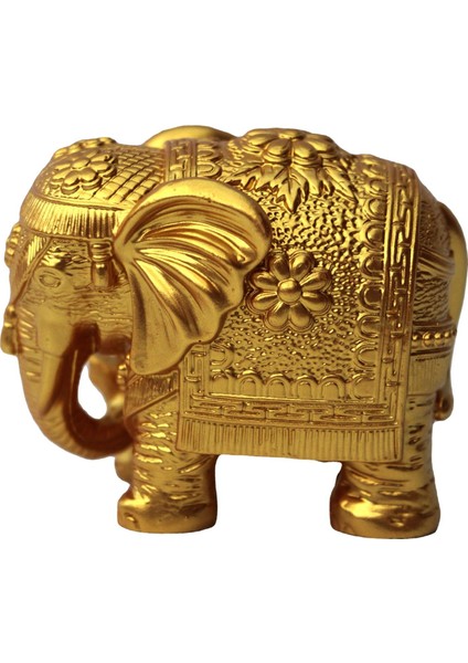 Fil Heykeli Iyi Şanslı Figürü Yemek Odası Girişi Tatiller Altın (Yurt Dışından) fırsatları