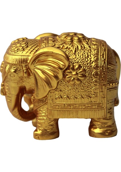 Fil Heykeli Iyi Şanslı Figürü Yemek Odası Girişi Tatiller Altın (Yurt Dışından) indirimleri