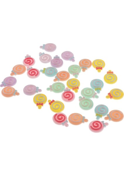 30 Flatback Reçine Scrapbooking Cabochons Yay Merkezi Dekorasyon Bezemeler Kart Yapımı Süsleme Karalama Defteri El Sanatları (Yurt Dışından) fiyatları