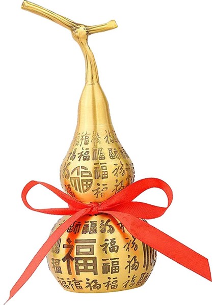 Pirinç Heykeli El Yapımı Hu Lu Figürü 18CM (Yurt Dışından)