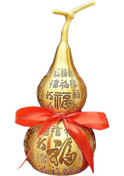 Pirinç Heykeli El Yapımı Hu Lu Figürü 18CM (Yurt Dışından)