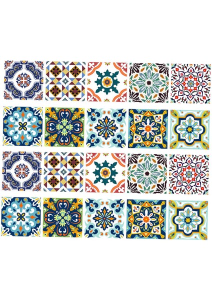 20X Karosu Sticker Mutfak Karosu Çıkartmaları Su Geçirmez #1 15X15CM 20 (Yurt Dışından)
