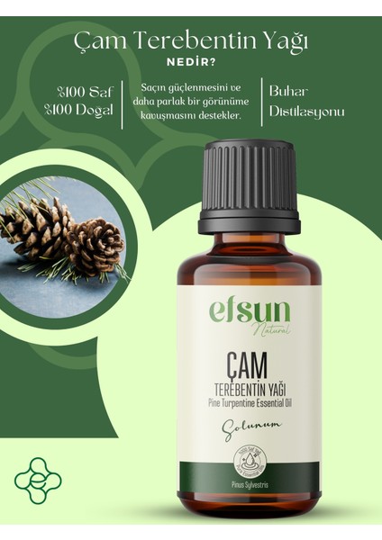 Çam Terebentin Uçucu Yağı Saf 10 ml