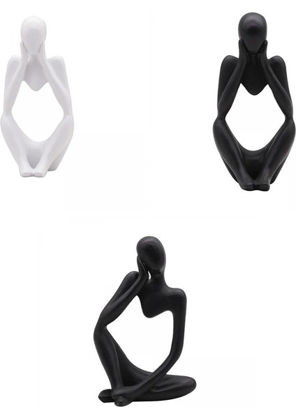 Açıığı Üstü Kitaplık + I Düşünür Heykel I Boş Heykelcik Heykeli (Yurt Dışından)