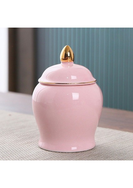 Kapaklı Mini Seramik Gıda Kavanozu Ürlü Depolama Tankı Çay Teneke Kutu Cilalı (Yurt Dışından) fiyatları