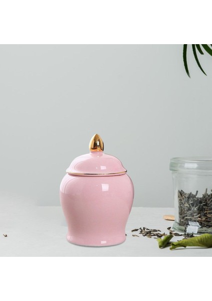 Kapaklı Mini Seramik Gıda Kavanozu Ürlü Depolama Tankı Çay Teneke Kutu Cilalı (Yurt Dışından) modelleri
