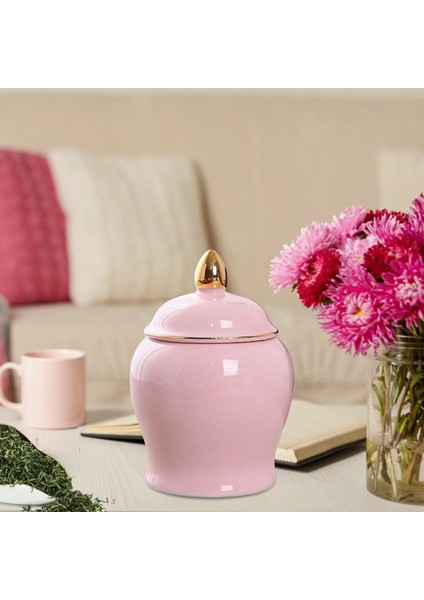 Kapaklı Mini Seramik Gıda Kavanozu Ürlü Depolama Tankı Çay Teneke Kutu Cilalı (Yurt Dışından) indirimleri