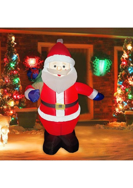 LED Işıklı Noel Şişme Noel Baba (Yurt Dışından) modelleri