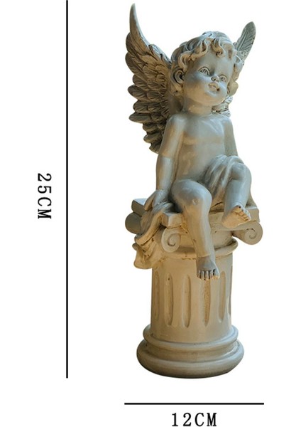 2 Heykelleri Açı Veranda Için Roma Sütunu Figürleri (Yurt Dışından) modelleri