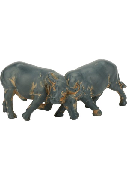 Heykeli Minyatür Heykelcik Mikro Peyzaj Üstü Boğa Güreşi Için (Yurt Dışından)