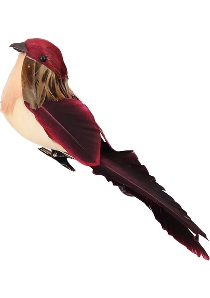 Kelepçe Heykel Fotoğraf Sahne Kırmızı ile Ük Simülasyon Kuş Figürleri (Yurt Dışından) modelleri