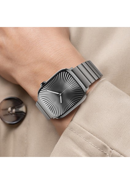 Watch 44MM Uyumlu Kordon Benks Aero Titan Serisi Titanyum Metal Strap fırsatları
