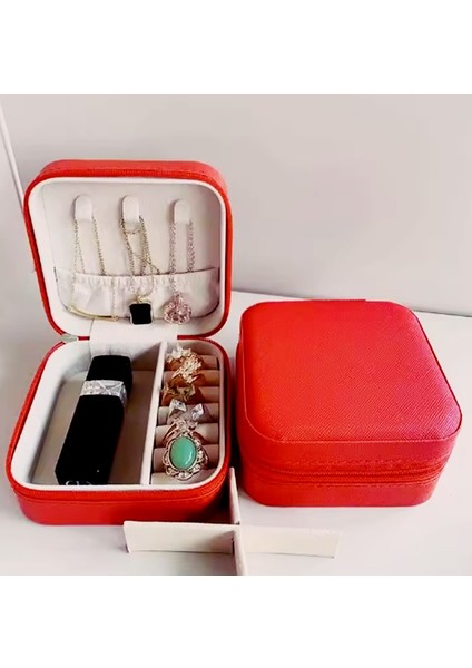 Kadınlar Için Takı Çantası Takı - Mücevher Organizer Kutusu Bölmeli Yüzük-Küpe-Kolye Düzenleyici fiyatları