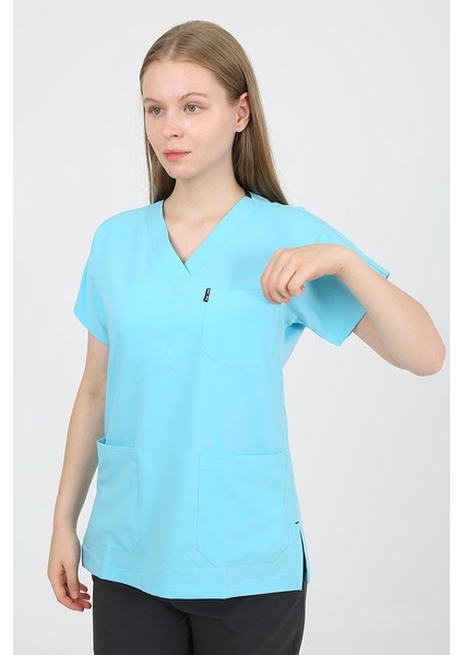 V Yaka uaz Tek Üst Uniforma Viscon M fiyatları