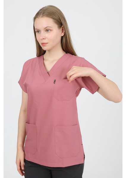 V Yaka Flamingo Unisex Tek Üst Uniforma (Viscon) S fiyatları