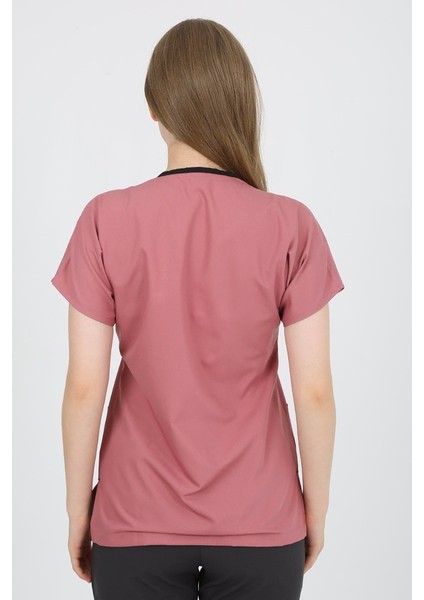 V Yaka Flamingo Unisex Tek Üst Uniforma (Viscon) S modelleri