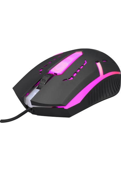 Gaming Series Gamy Klavye Mouse Seti Kablolu ( Özel Renkli Oyun Tuşları )
