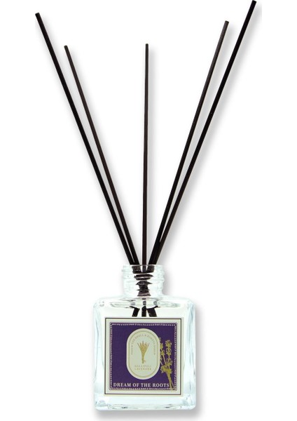 Doğal Lavanta Yağlı Bambu Çubuklu Oda Ortam Kokusu 100 ml