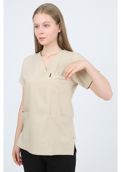 Açık Bej Unisex Tek Üst Uniforma (Viscon) M fiyatları