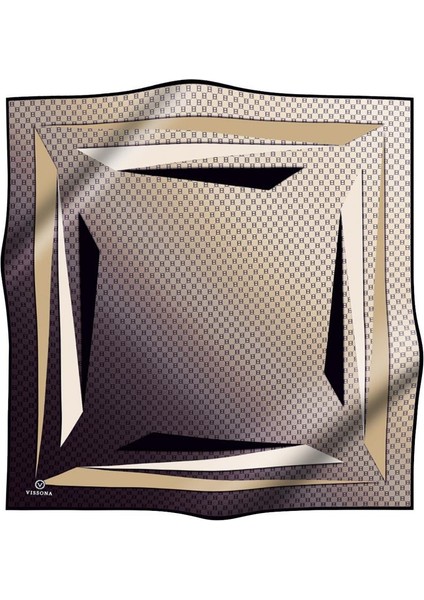 Tivil İpek Eşarp 51374 - 0001 - 0004 Siyah Karışık Desen fiyatları