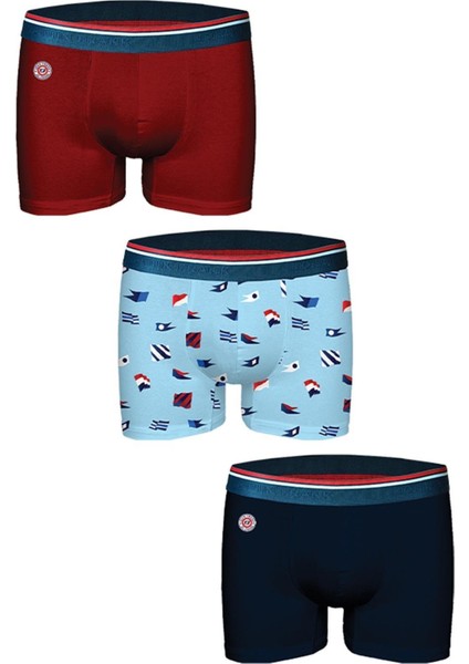 3'lü Erkek Boxer