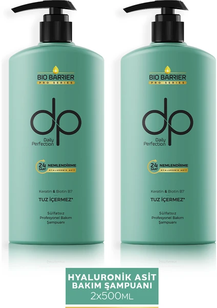 Dp Daily Perfection Bio Barrier Şampuan 24 Saat Nemlendirme X2 Adet 500 ml