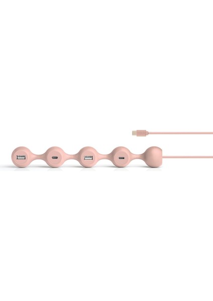 Peas Hub C USB Çoğaltıcı Pembe